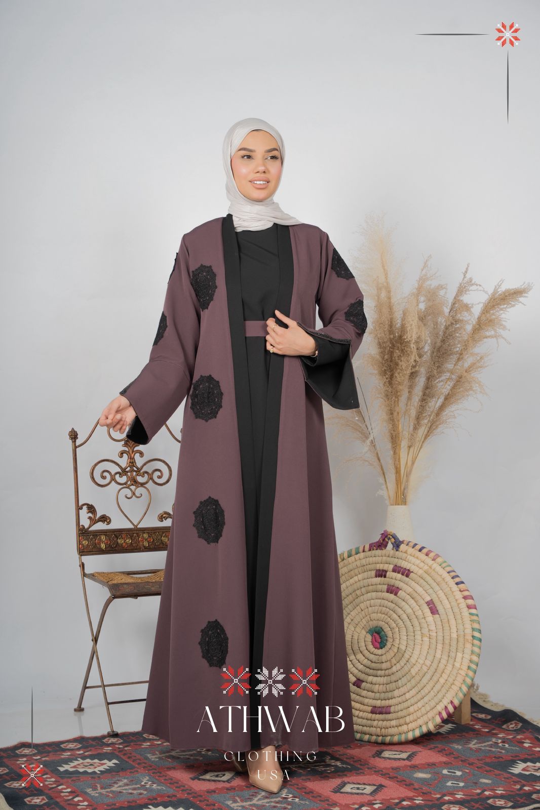 عباءات قطعتين